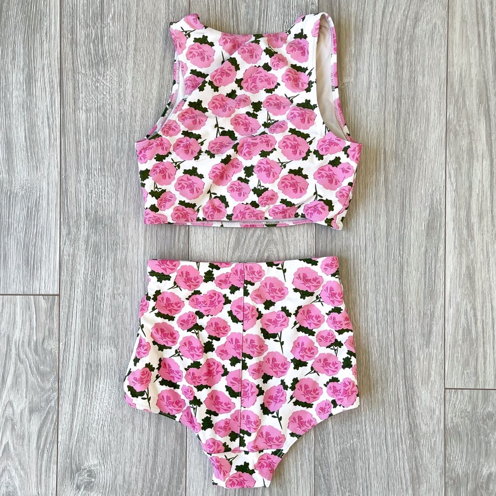 Kingdom & State Rare Floral Rose Tankini Bikini - Picture 7 of 8